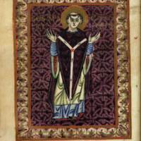 PSALTERIUM Egberti : facsimile del ms. CXXXVI del Museo archeologico nazionale di cividale del Friuli (detalj iz publikacije)